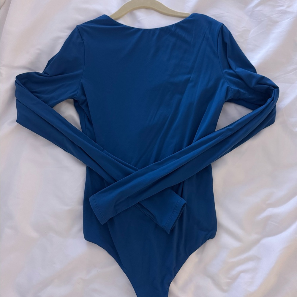 Royal Blue Long Sleeve Bodysuit